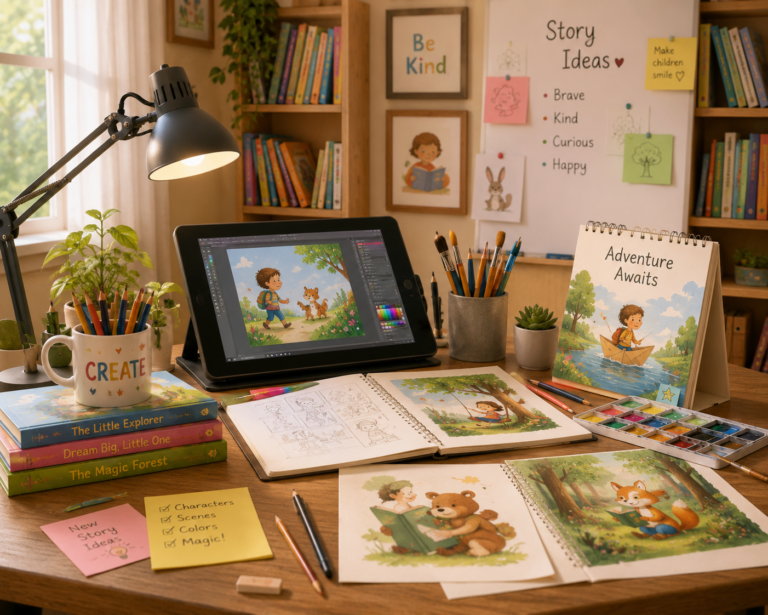 Children's book design services